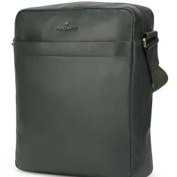 PERQUISITE MARK Green Solid Medium Cross Body Bag image 3