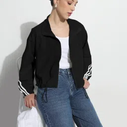 SHOWOFFFF Black Solid Jacket image 3