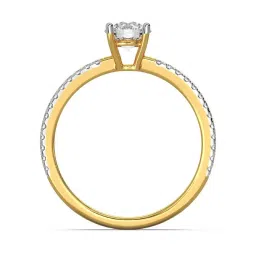 Emori 18k Rose Gold & Diamond Classic Solitaire Ring image 3