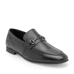 Red Tape Men's Black Formal Loafers image 3