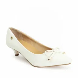 Carlton London Women's White Casual Pumps image 3