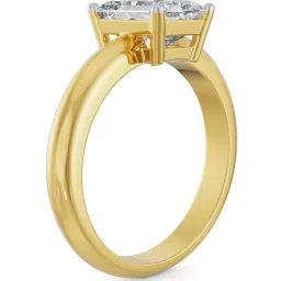 EMORI Yellow Gold Timeless Emerald Cut Men Diamond Ring image 3