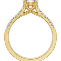 Emori 14k Yellow Gold & Diamond Ashez Ring image 3
