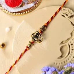 Aapno Rajasthan Om Designed Simple Rakhi image 3