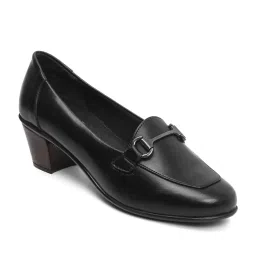 Zoom Shoes Women's Black Casual Loafers image 3