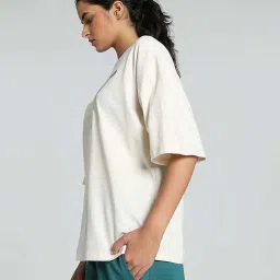 Puma White Cotton Logo Print T-Shirt image 3