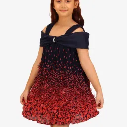 Cutecumber Kids Multicolor Embellished Dress image 3