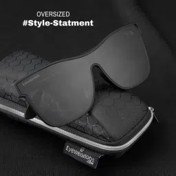 Eyewearlabs Mount Rogers Black UV Protection Rectangular Unisex Sunglasses image 3