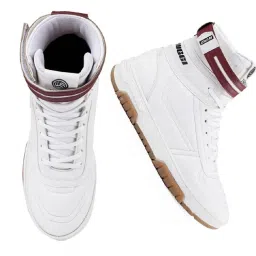 Bacca Bucci Men's SWAGGER Snow White Ankle High Sneakers image 3