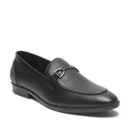 Teakwood Leathers Men's Black Casual Loafers image 3
