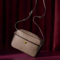 Accessorize London Brown Printed Cross Body Bag image 3