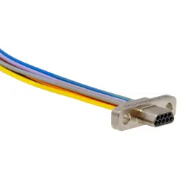 ITT CANNON Micro D Cable Assemblies CABLE ASSY, MICRO-D RCPT-FREE END, 18", MDLM-9S6PS18B-F222-picture-29