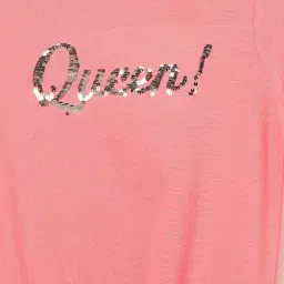 Fame Forever By Lifestyle Coral Cotton Regular Fit Printed T-Shirt image 3