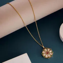 Fabindia Women Silver Long Necklace image 2