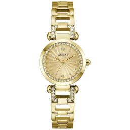 GUESS Ginger Champagne Round Dial Analog Womens Watch - GW0869L4-picture-28