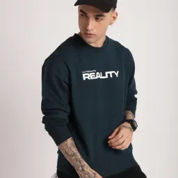 R&B Blue Regular Fit Graphic Sweatshirt-picture-35