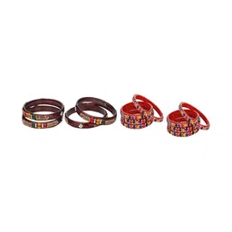 1ST TIME Set of 12 Artificial Stones Bangle-picture-29