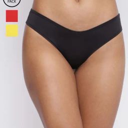 Basiics By La Intimo Multicolored Comfort Fit Panties - Pack Of 3-picture-17