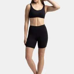 Jockey Pack of 2 High Coverage Super Combed Cotton Shorties With Concealed Waistband-1529 image 2