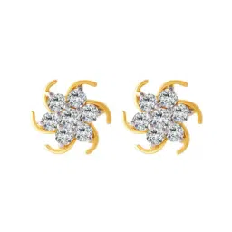 P.C. Chandra Jewellers 18 kt Gold & Diamond Earrings-picture-42