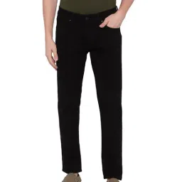 Spykar Black Lightly Washed Jeans-image-0