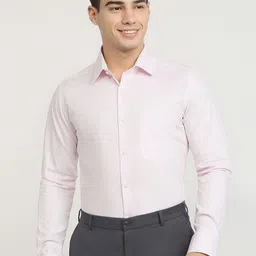 Raymond Pure Cotton Contemporary Fit Cutaway Collar Formal Shirt-picture-38