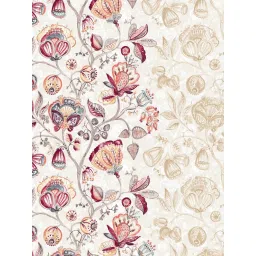 ddecor live beautiful DDecor Live Beautiful, Cotton 1 Double Bedsheet With 2 Pillow Covers, 144 Tc, Red image 4