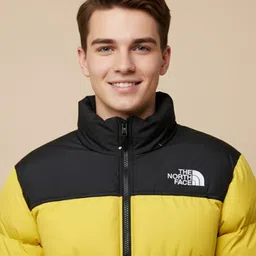 Mast & Harbour Men Polyester Puffer Jacket with Patchwork image 2