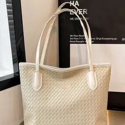 StyleCast Geometric Textured Two Handles Structured Shoulder Bag-image-11