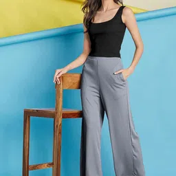 Moda Rapido Women Comfort High-Rise Trousers image 4