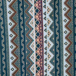 Alina decor Green & White Geometric Printed Table Runner image 4