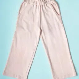 Be Awara Girls Pink Cotton Relaxed Fit Pants-image-36