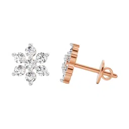 Sparkles 14k (585) Rose Gold Lab Grown Diamond Earrings image 3