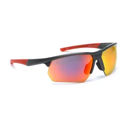IDEE Black Wraparound UV Protection Sunglasses for Men image 3