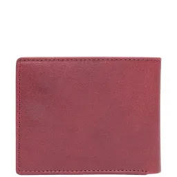 TOMMY HILFIGER Orkney Wine Leather Bi-Fold Wallet For Men image 3
