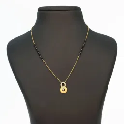 Malabar Gold and Diamonds 22k (916) BIS Hallmark Yellow Gold Short Mangalsutra image 3