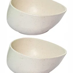 Stehlen White Melamine Retro Bowl - Set of 2 image 3