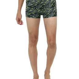 Peter England Grey Printed Trunks-image-0