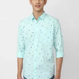 Forever 21 Blue Regular Fit Printed Shirt-picture-17