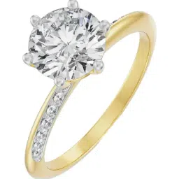 Emori 14k Yellow Gold & Diamond Katie Round Ring-picture-36