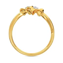 Kisna Diamond & Gold Jewellery Saiya For Her 18k (750) Diamond & Gold Ring For Women image 3