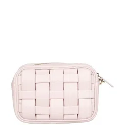 Saint G Pink Textured Medium Sling Handbag image 3