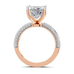 Sparkles Lab Grown Diamond 14k (585) Rose Gold Ring for Women image 3