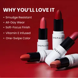 Shopaarel Velvet Fusion Matte Lipstick - 3.4 g - Lavish 06 image 4