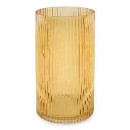 Pure Home and Living Brown Glass Textured Vases image 3