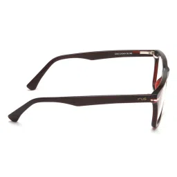 Irus Burgundy Rectangular Eye Frames for Men image 3