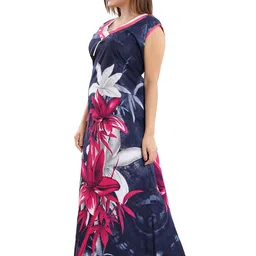 CINCO Women Printed Maxi Nightdress image 3