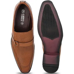Alberto Torresi Men's Tan Formal Loafers image 3