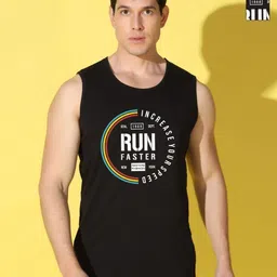 WOOSTRO Men Pack Of 2 Typography Printed Scoop Neck Cotton Slim Fit T-shirts-picture-24