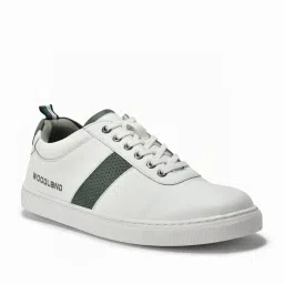 Woodland Men's White Casual Sneakers image 3